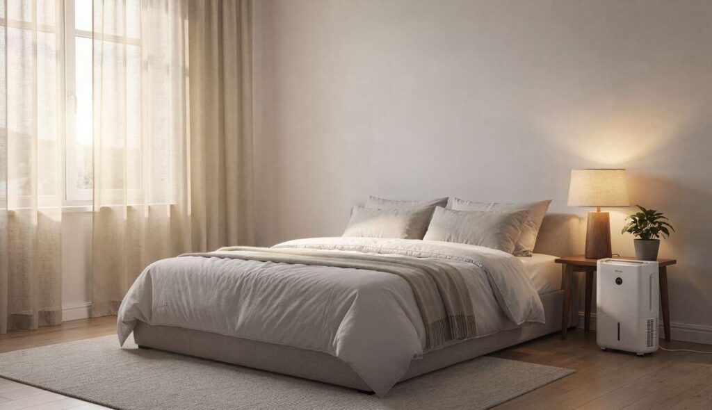 Dein Schlafzimmer ist feucht? Probier diesen einfachen Trick aus