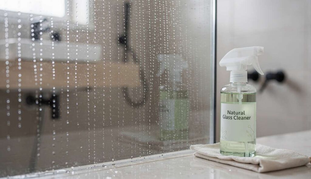 Gieß das statt Kalkreiniger in die Dusche: Die Glaswand wird in einer Minute wieder klar