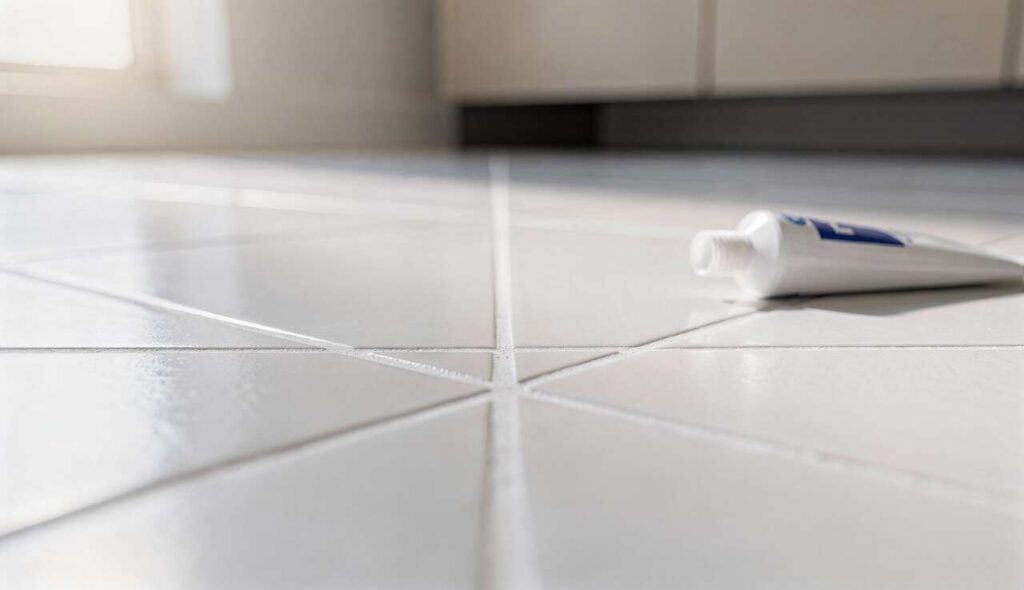 Fliesenfugen reinigen: Der Zahnpasta-Trick, der laut Reinigungsexperten funktioniert