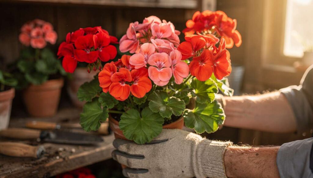 Geranien aus dem Winterquartier holen: Warum Gärtnereien genau Mitte März den besten Zeitpunkt sehen